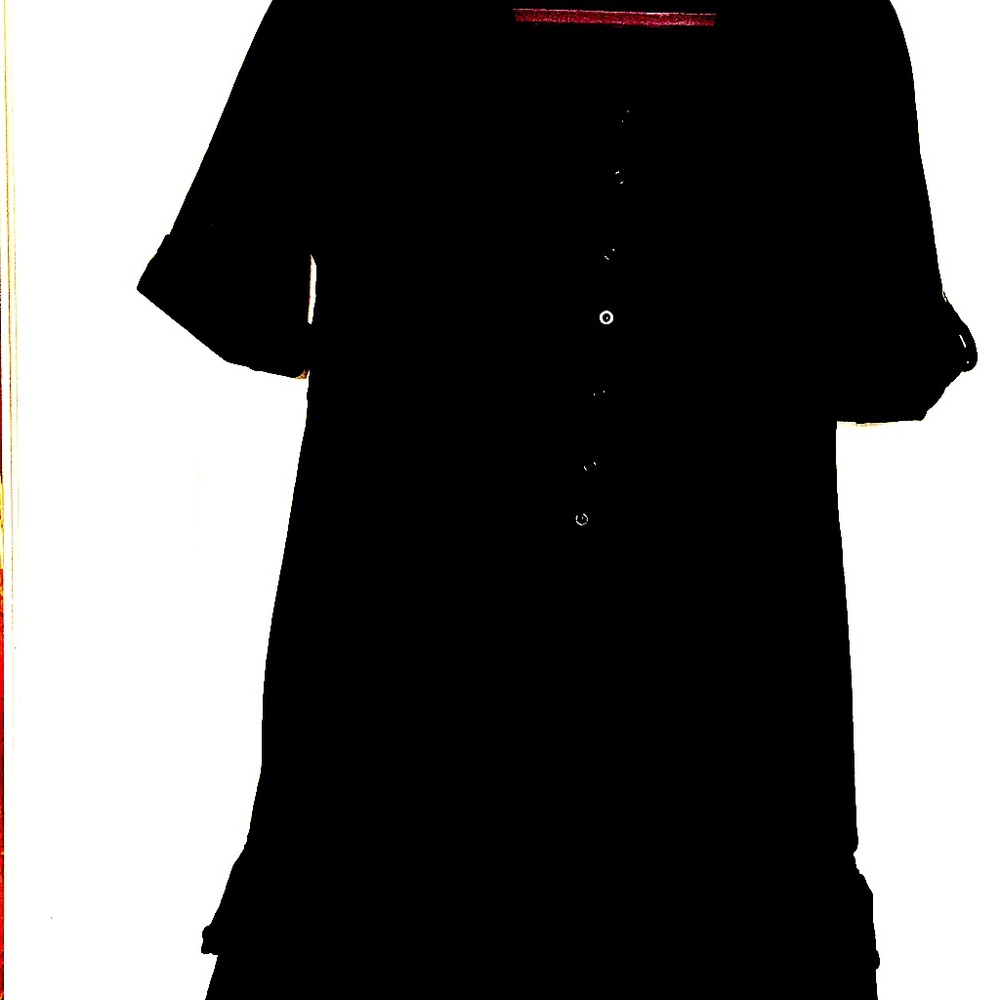 The cotton black dress, from the Peruvian boutique in Sonoma.